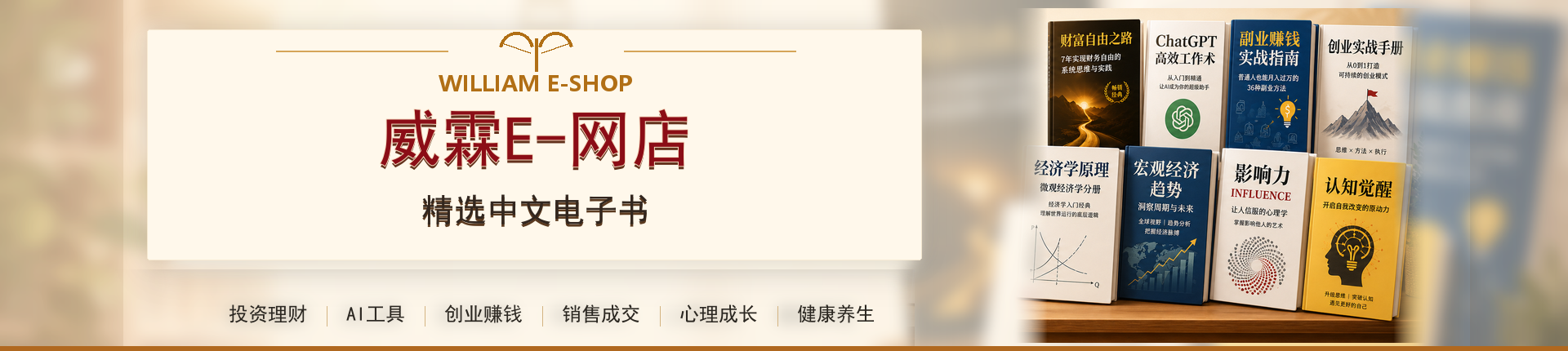 William E-Shop 中文电子书